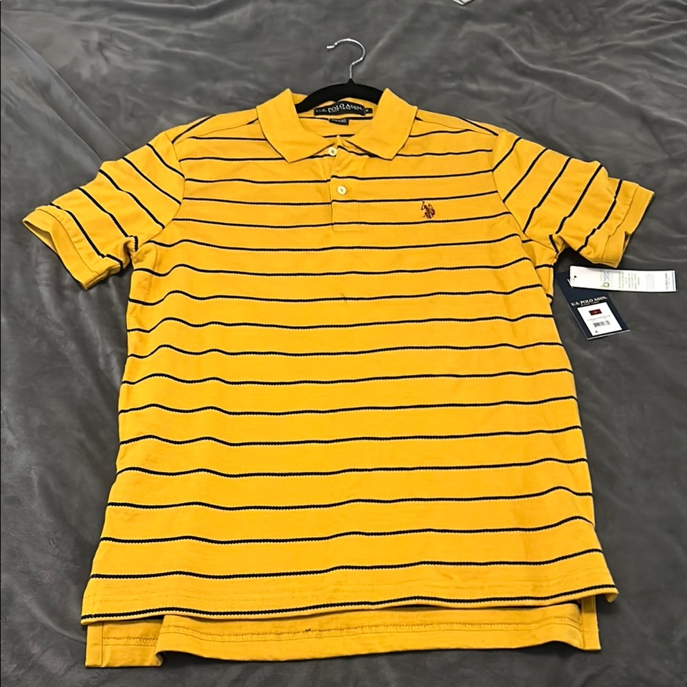 Polo by Ralph Lauren Yellow Striped Men's Shirt